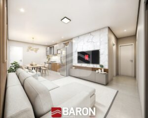 Apartamento – 2 dormitórios (1 suíte) | Bairro Azambuja – Residencial Caravaggio