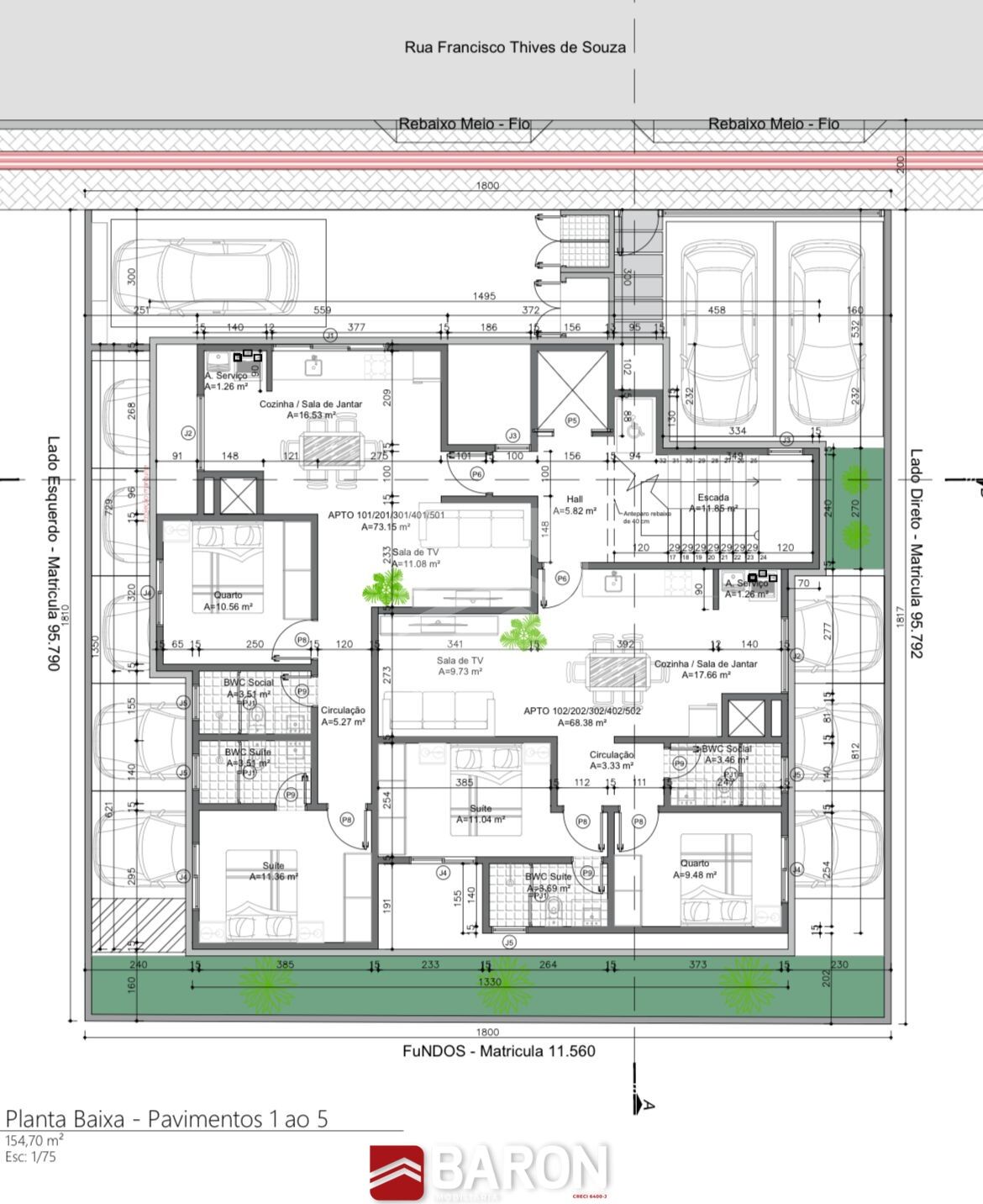 Apartamento – 2 dormitórios | Bairro Cedro Alto