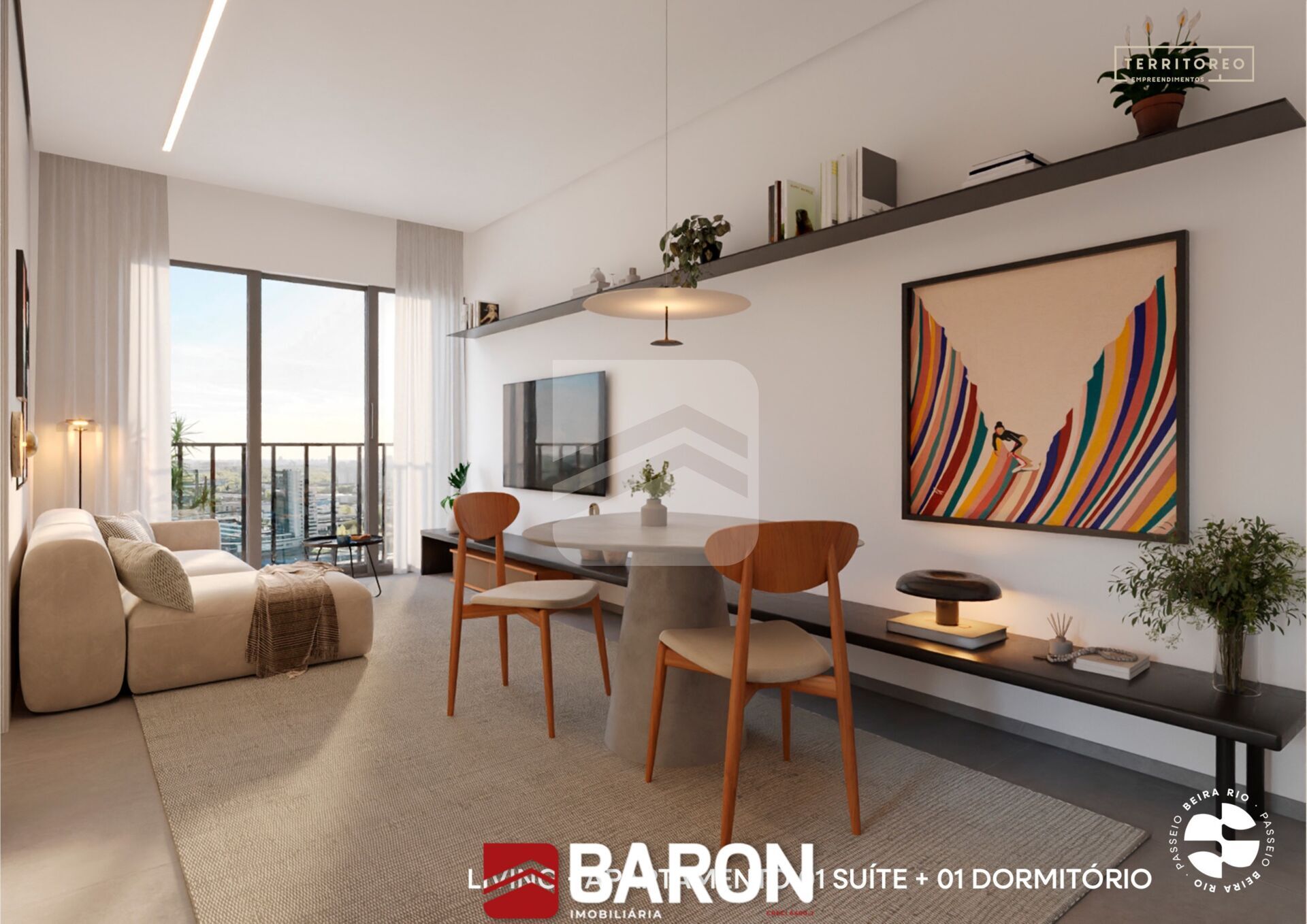 Apartamento – 2 dormitórios | Bairro São Luiz – Passeio Beira Rio